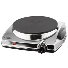 Brentwood TS-337 1000w Electric Hotplate, Silver