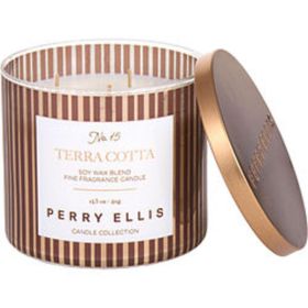 Perry Ellis Terracotta By Perry Ellis Scented Candle 14.5 Oz For Anyone