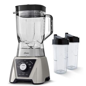 Oster 1200 Watt Pro Blender withTexture Select Settings and 2 Blend-n-go Cups