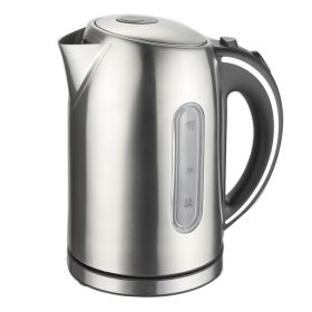 MegaChef 1.7Lt. Stainless Steel Electric Tea Kettle