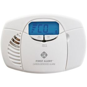 First Alert 1039727 Battery-Powered Carbon Monoxide Alarm with Backlit Digital Display