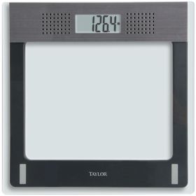 Taylor Precision Products 70844191M Talking Digital 440-lb Capacity Bathroom Scale