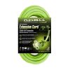 Flexzilla Pro Extension Cord 12/3 AWG SJTW 25' Outdoor Lighted Plug ZillaGreen