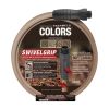 Flexzilla Colors SwivelGrip Garden Hose 5/8" x 50' 3/4" - 11 1/2 GHT Fittings Brown Mulch