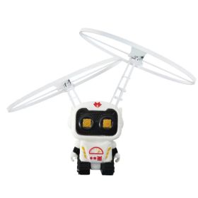 Creative Mini Astronaut Drone Cartoon Spaceman Flying Robot Toys with USB Charging Hand Control Helicopter Kids Gift (Color: Explorer)