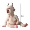 Resin Zombie Baby Dolls Scary Baby Resin Figurine Ornament Collection Model Haunted Halloween Decor Props Supplies Desktop Decor