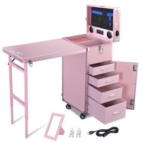 nail trolley case (Color: As pic)