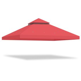 10x10ft 2T Tent Top Red (Color: As pic)