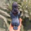 Smurfs Self Healing Series Salvation Goddess Sculpture Resin Crafts Home Courtyard Decoration Car Gifts