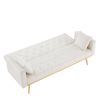 Convertible Folding Futon Sofa Bed ; Sleeper Sofa Couch for Compact Living Space.