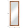 Distressed Wood Full Length Mirror