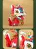 1pc Building Blocks Ornament; Chinese New Year Gifts; Doll Ornaments To Attract Blessings And Wealth 4.61"Ã—3.86"Ã—3.07"