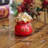 1pc Resin Wealth Tree Ornaments (2.68"Ã—2.17"1.97"); Treasure Basin; Home Decorations; Holiday Gifts