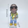 1pc; Hip Hop Legend Commemorative Statue Resin Crafts Ornament