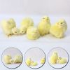 1pc Simulated Little Chick Figurine Lifelike Chicken Figurines Animal Figurine Realistic Chicken Photography Props Easter Supplies Easter Toy