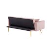 Convertible Folding Futon Sofa Bed ; Sleeper Sofa Couch for Compact Living Space.