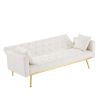 Convertible Folding Futon Sofa Bed ; Sleeper Sofa Couch for Compact Living Space.