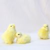 1pc Simulated Little Chick Figurine Lifelike Chicken Figurines Animal Figurine Realistic Chicken Photography Props Easter Supplies Easter Toy